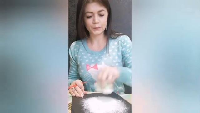 Рисуем полиэтиленовым пакетом