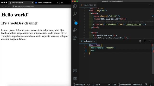 CSS3 #10 Шрифты и текст (CSS Font & Text Styles)