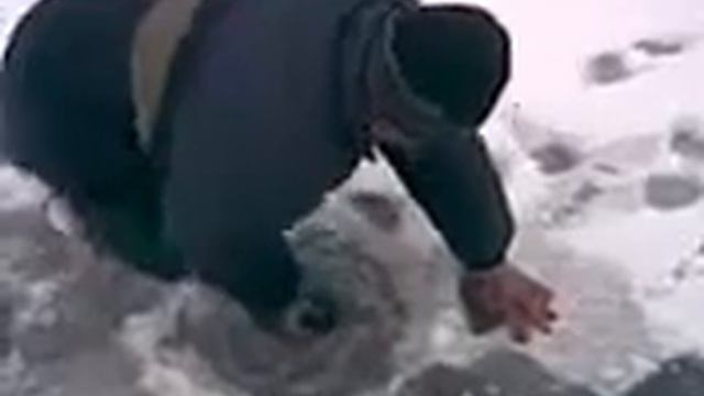 Мужик поймал щуку рукой. смотреть онлайн