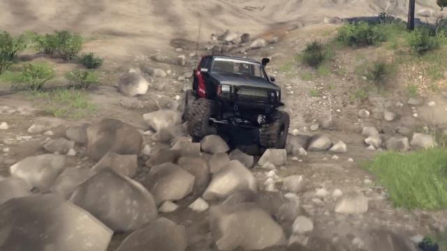 Spintires 2014 - Jeep Cherokee XJ v1.3 смотреть онлайн