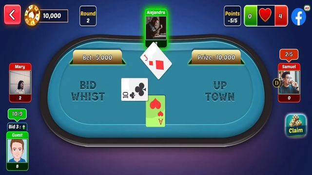 Bid Whist - Alternative Of Spades Free Card Games смотреть онлайн