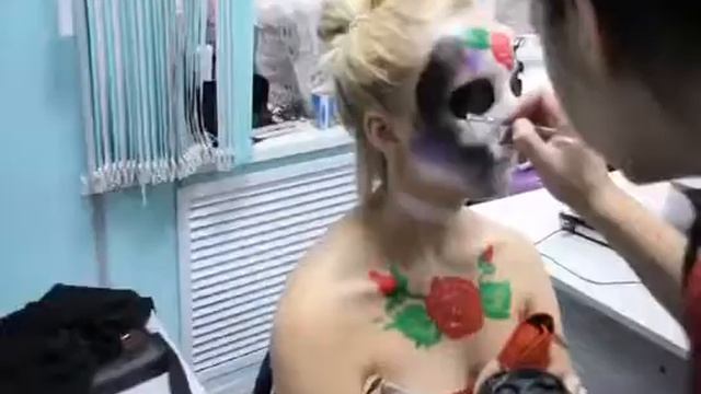 Макияж на Хэллоуин в Пензе (грим) смотреть онлайн
