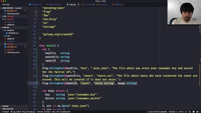 Gophercises #16 - Twitter Retweet Contest CLI смотреть онлайн
