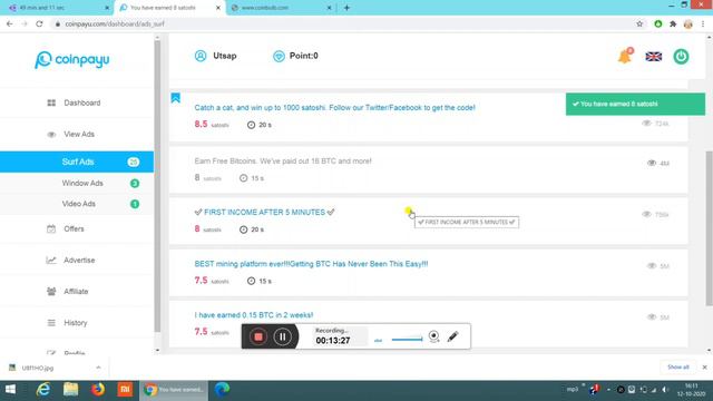 Watch Ad and Earn BTC | Top 3 legit sites to earn REAL BTC for 100 % Free смотреть онлайн