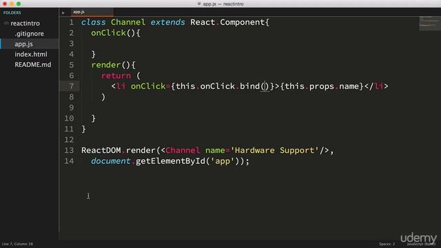 Build Realtime Apps | React Js, Golang & RethinkDB : React Events смотреть онлайн