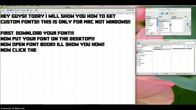 How To Get Custom Font (Mac) смотреть онлайн