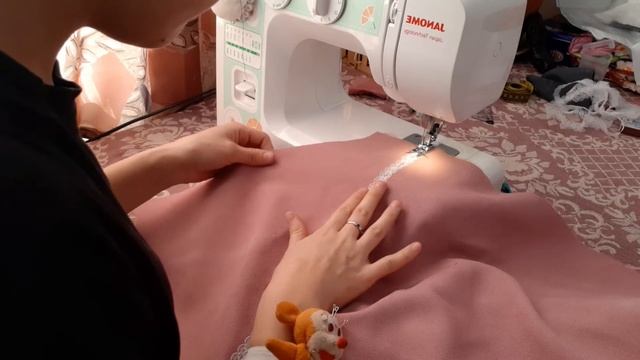 процесс шитья платья) по готовому лекалу школы "Аякен". смотреть онлайн