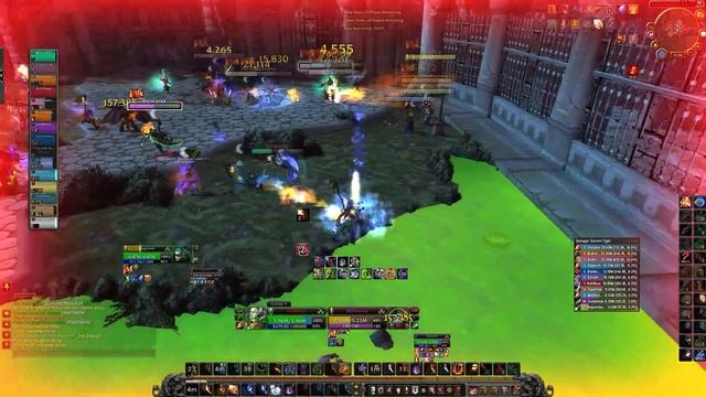 WoW Legion 7.2.5 - Fire Mage PvP brawl PACKED HOUSE смотреть онлайн