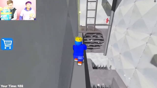 Can RAINBOW FRIENDS Escape BARRY'S PRISON RUN In ROBLOX!? (OBBY) смотреть онлайн