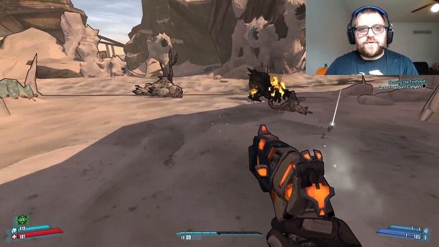 Borderlands 2 Playthrough part 7 - Tracking down the Firehawk! смотреть онлайн