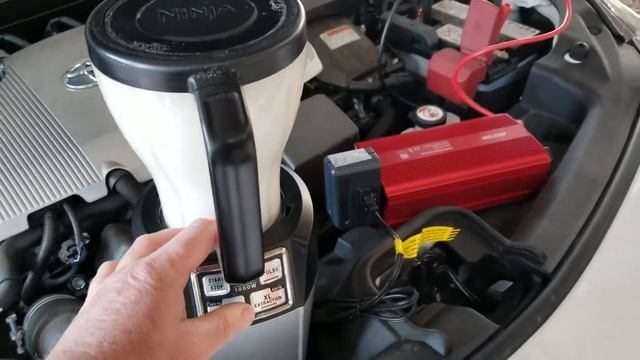 Ninja Blender via 1000W inverter Prius Prime PHV смотреть онлайн