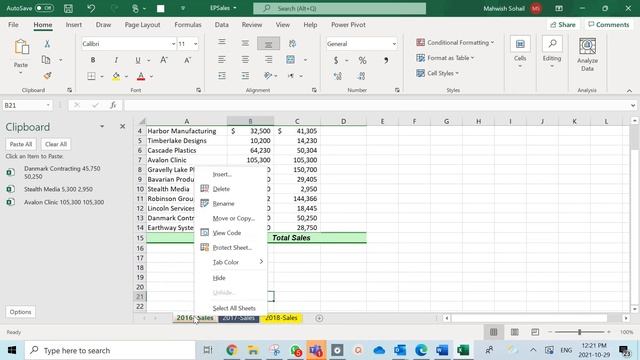 Lecture 20 | Excel Level 01 | Chapter 5 | Assessment 1 | Copy paste between Worksheet in s Workbook смотреть онлайн