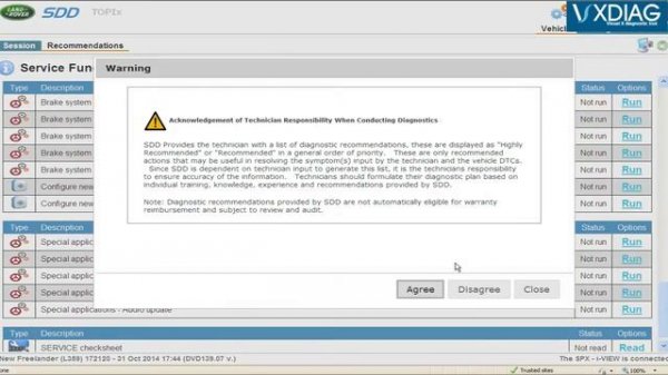 2015  VXDIAG MULTI Diagnostic Tool for JLR-SDD Diagnosis Service Reset