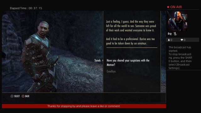 ESO Live Stream-Story/Sidequests смотреть онлайн
