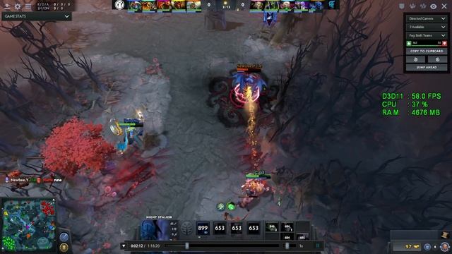 Intel HD Graphics 610 -- Intel Pentium G4560 -- Dota 2 FPS Test смотреть онлайн