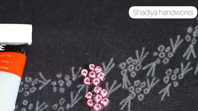 Hand embroidery french knot flower neck design for kurti salwar|embroidery neckline смотреть онлайн