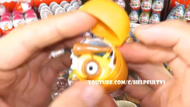 Kinder surprise collection 60 Minions unpacking eggs смотреть онлайн