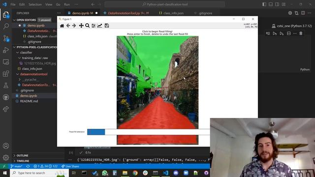 Python pixel classification data annotation tool смотреть онлайн