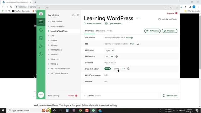 2.1 - How to Install WordPress Locally with LocalWP and Learn PHP through WordPress смотреть онлайн