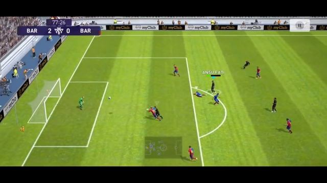 Надежда Барселоны Ансу Фати 100 в PES Mobile 2021 Быстрый Обзор