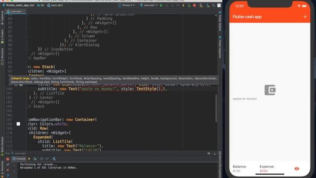 Money Manager App with flutter: part one смотреть онлайн