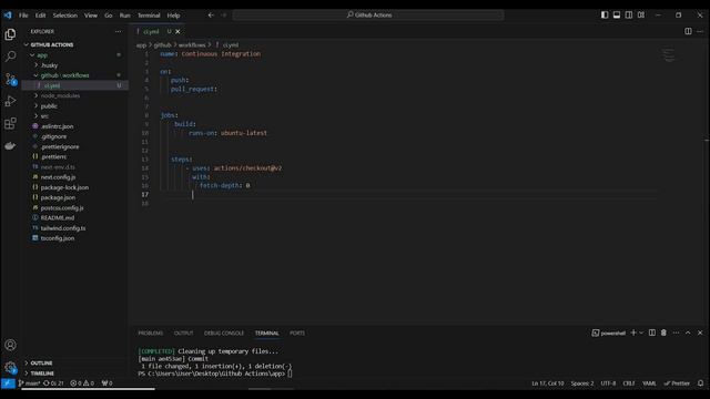 Next.js 14 CI/CD Pipeline: GitHub Actions, Eslint, Prettier, Husky, and Heroku Deployment смотреть онлайн
