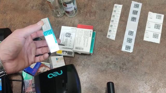 Neo X-110 (Нео Икс 110) беспроводной сканер штрих кода с зарядной док станцией крэдл.