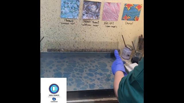 Marbling / how to paint / marbling painting / amazing painting / magic painting / papier marbré смотреть онлайн