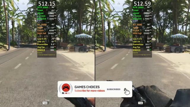Nvidia Drivers (512.15 vs 512.59) RTX 3060 Test in 8 Games смотреть онлайн
