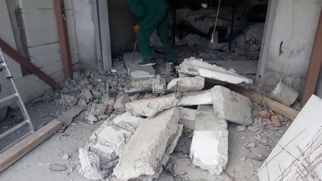 Демонтаж отбойным молотком Новороссийск. 89182169509 смотреть онлайн