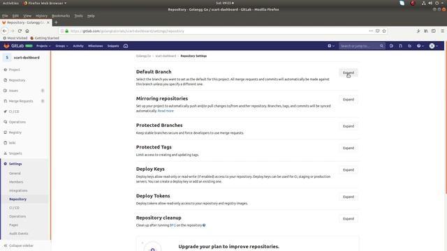 How to Change Default branch in Gitlab смотреть онлайн