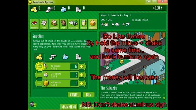 Lemonade Tycoon Bug Money Without Trainer смотреть онлайн