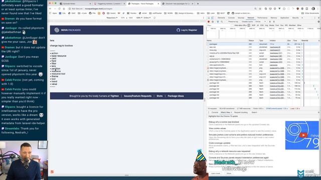Converting a Vue component to Livewire (using NovaPackages.com) - Matt Stauffer Livestream смотреть онлайн