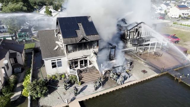 3 Alarm Fire TWO HOMES FULLY INVOLVED Brick, New Jersey 9/27/21 смотреть онлайн