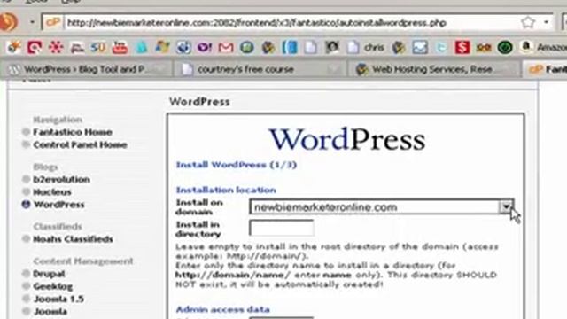 Install Wordpress Blog On Existing Domain With Hostgator Account смотреть онлайн
