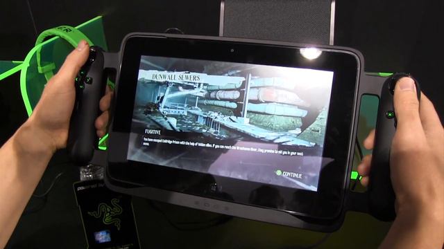 Razer Edge Gaming Tablet Demo смотреть онлайн