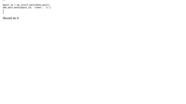 Wordpress: Check if Post Title exists, Insert post if doesn't, Add Incremental # to Meta if does смотреть онлайн