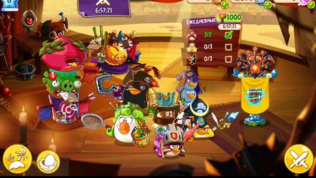 Играем в Angry Birds epic смотреть онлайн