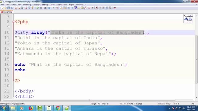 PHP & MySQL Full Tutorials in Bangla Part 06- (Array) смотреть онлайн