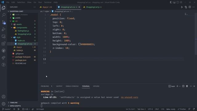 React Shopping Cart Tutorial For Beginners смотреть онлайн
