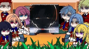 |classroom of the elite react to ayanokoji | 🇷🇺/🇬🇧 |