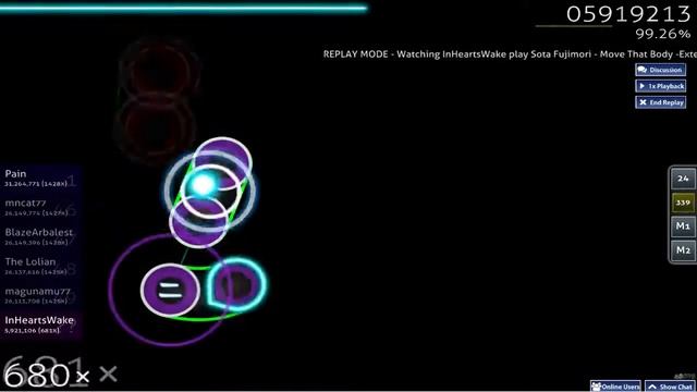 osu! Sota Fujimori - Move that Body -Extended Mix- [Oracle's Hard] смотреть онлайн