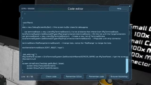 Space Engineers: sorting inventory by type смотреть онлайн