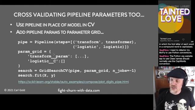 scikit learn Transformer Pipeline Cross Validation смотреть онлайн