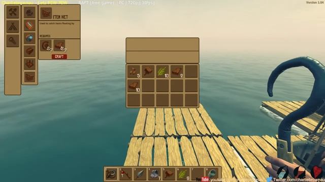 Lets Pew Pew - RAFT - Free survival ocean game [30mins] смотреть онлайн