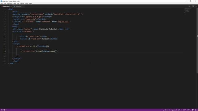 Random Like a BOSS with Chance.js смотреть онлайн