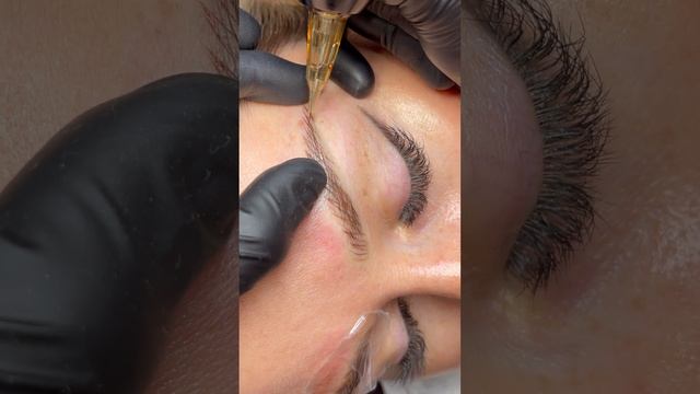 Перманентный макияж бровей ручной техникой микроблейдинг. ТОП-мастер Екатерина Петрякова смотреть онлайн