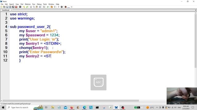 Perl Beginners Mini Project - Basic Login & Password 2023 смотреть онлайн