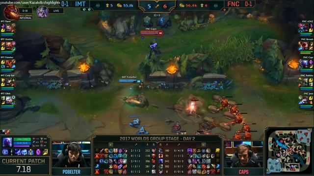 Immortals vs Fnatic Highlights S7 Worlds 2017 Group B Day 2 Game 3 - IMT vs FNC смотреть онлайн