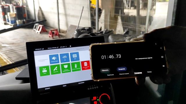 Проверка производительности компрессора пневмосистемы на примере автобуса ЛиАЗ-529265. смотреть онлайн